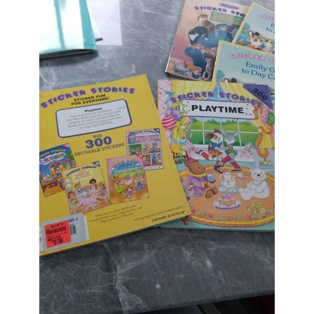 Collection of Sticker Stories books